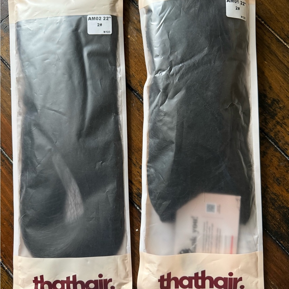 Off Black Straight Clip-In Hair Extensions — Sleek Long Volume